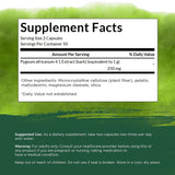 Swanson Hyssop Capsules 900mg side view