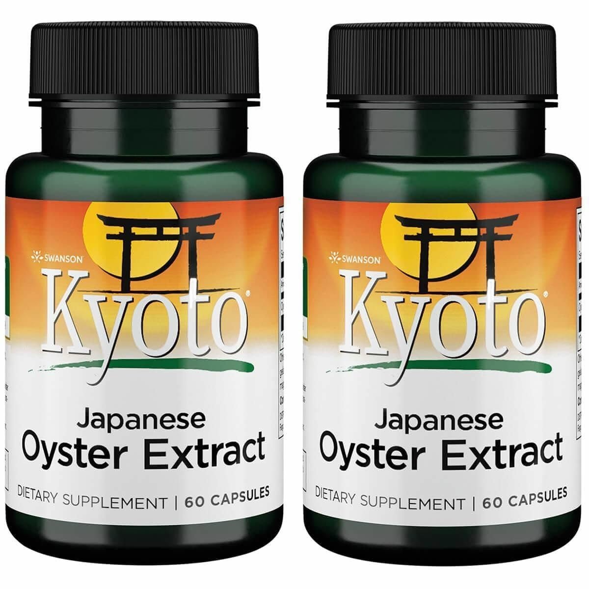 Swanson Japanese Oyster Extract 500mg capsules front view