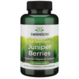 Swanson Juniper Berries supplement bottle front view