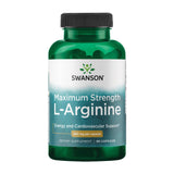 Swanson L-Arginine 850mg supplement front view