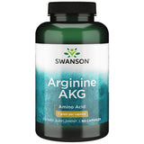 Swanson L-Arginine Alpha-Ketoglutarate 1g supplement front view