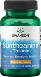 Swanson L-Theanine Double-Potency 200mg Capsules front view