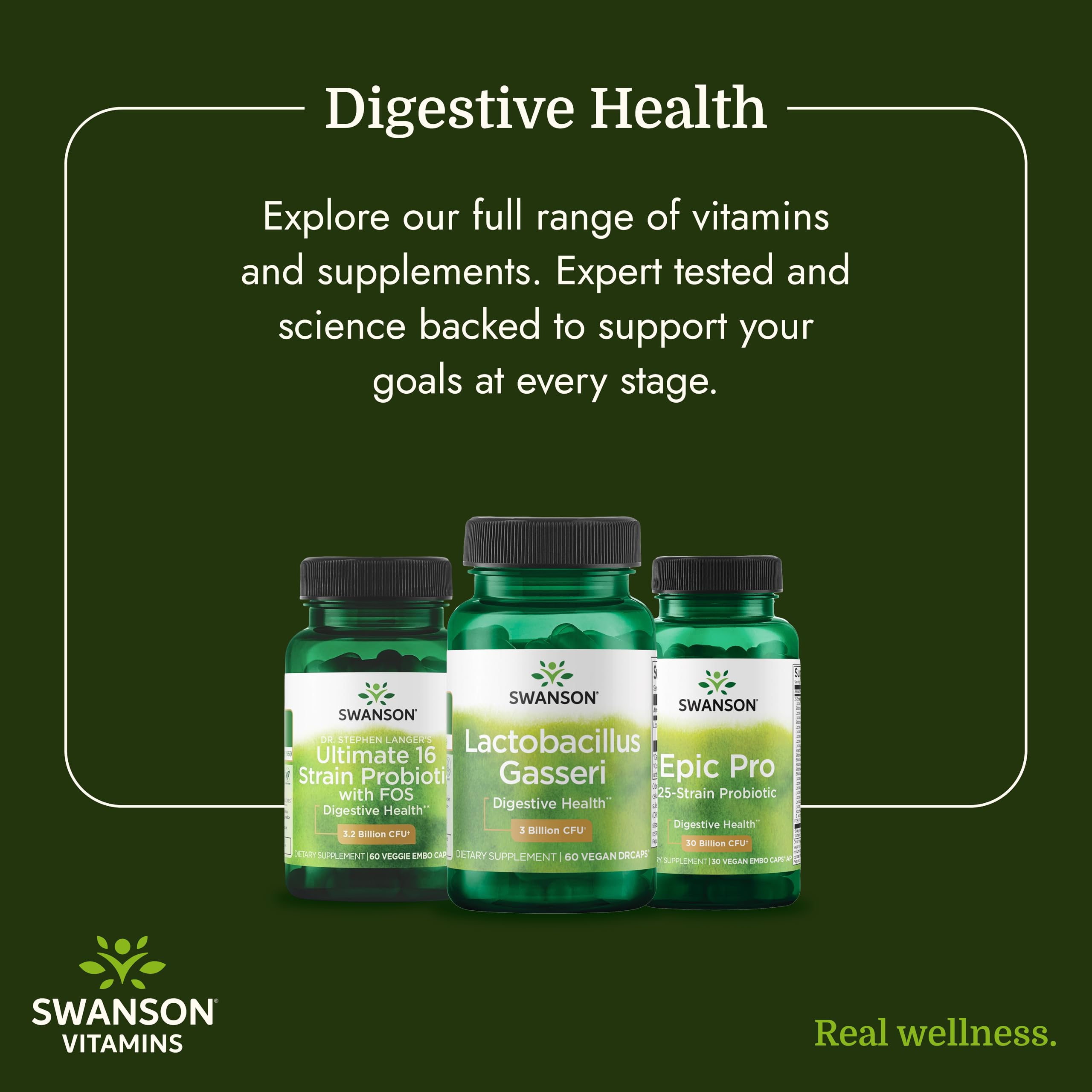 Swanson Lactobacillus Gasseri Probiotic capsules close-up
