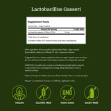 Swanson Lactobacillus Gasseri Probiotic capsules on a table