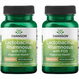 Swanson Lactobacillus Rhamnosus Prebiotic Capsules front view