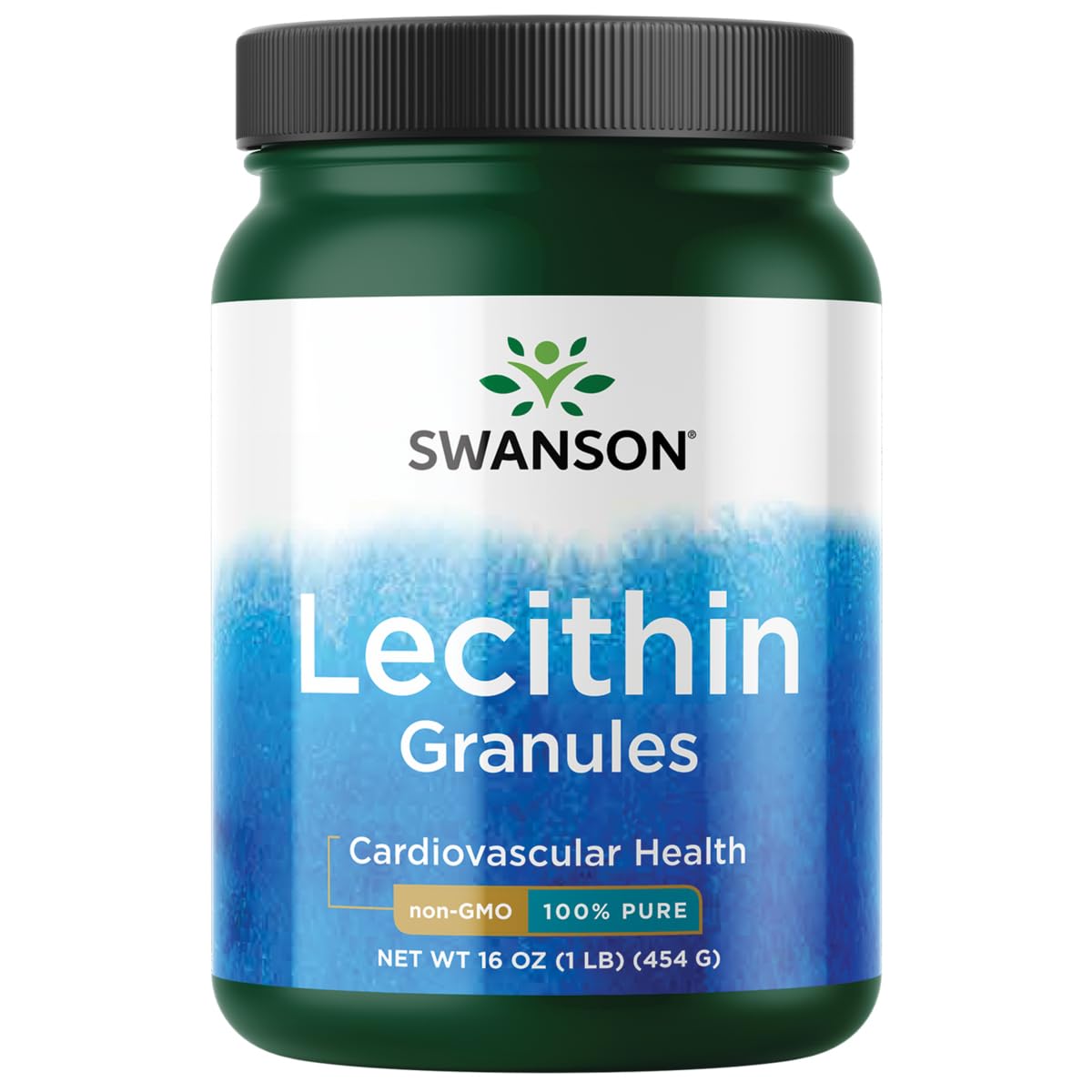Swanson Lecithin Capsules 567g front view with packaging