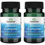 Swanson Luteolin Complex Antioxidant Supplement 50mg front view