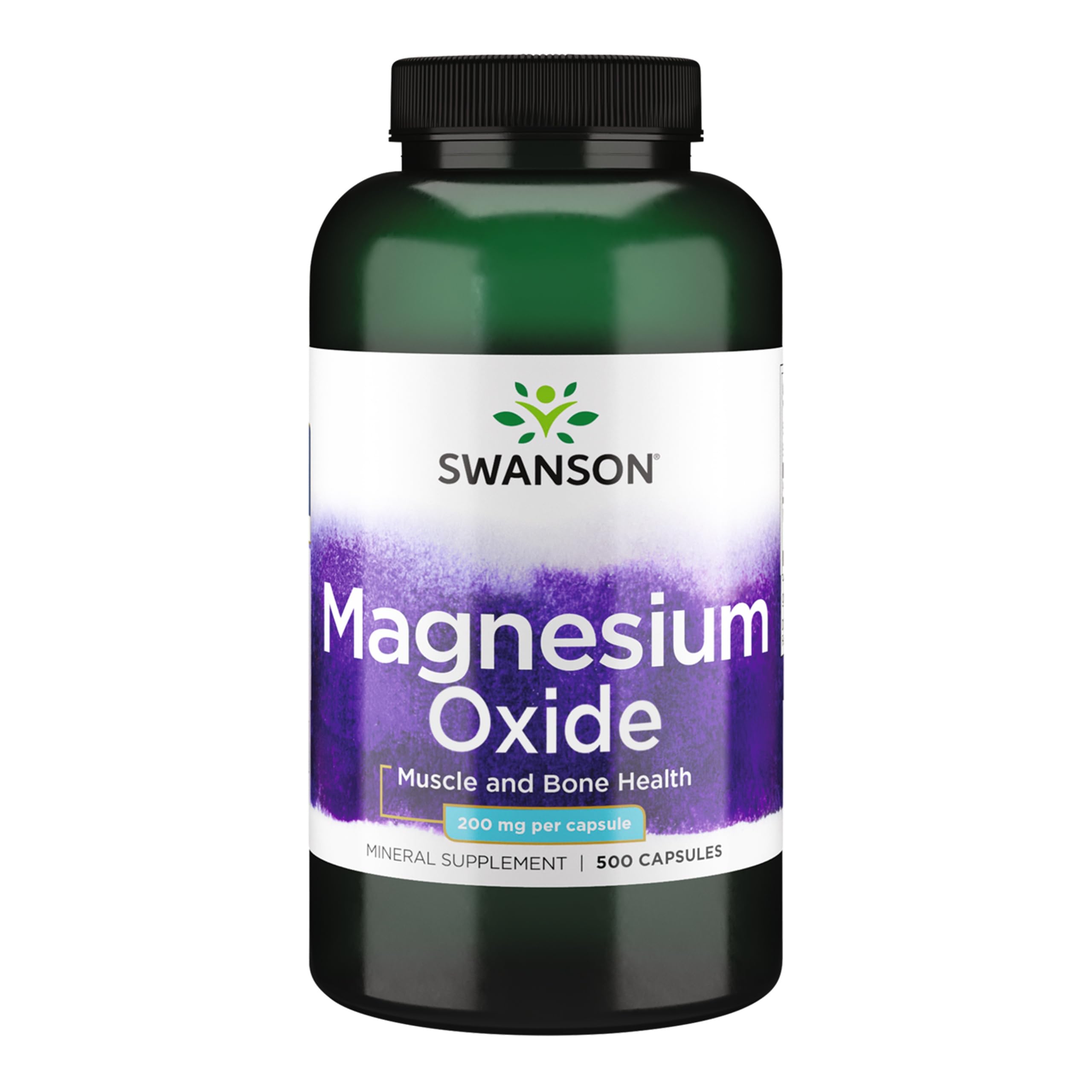 Swanson Magnesium Supplement 400mg front view of packaging