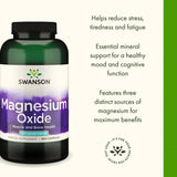 Swanson Magnesium Supplement 400mg ingredients list