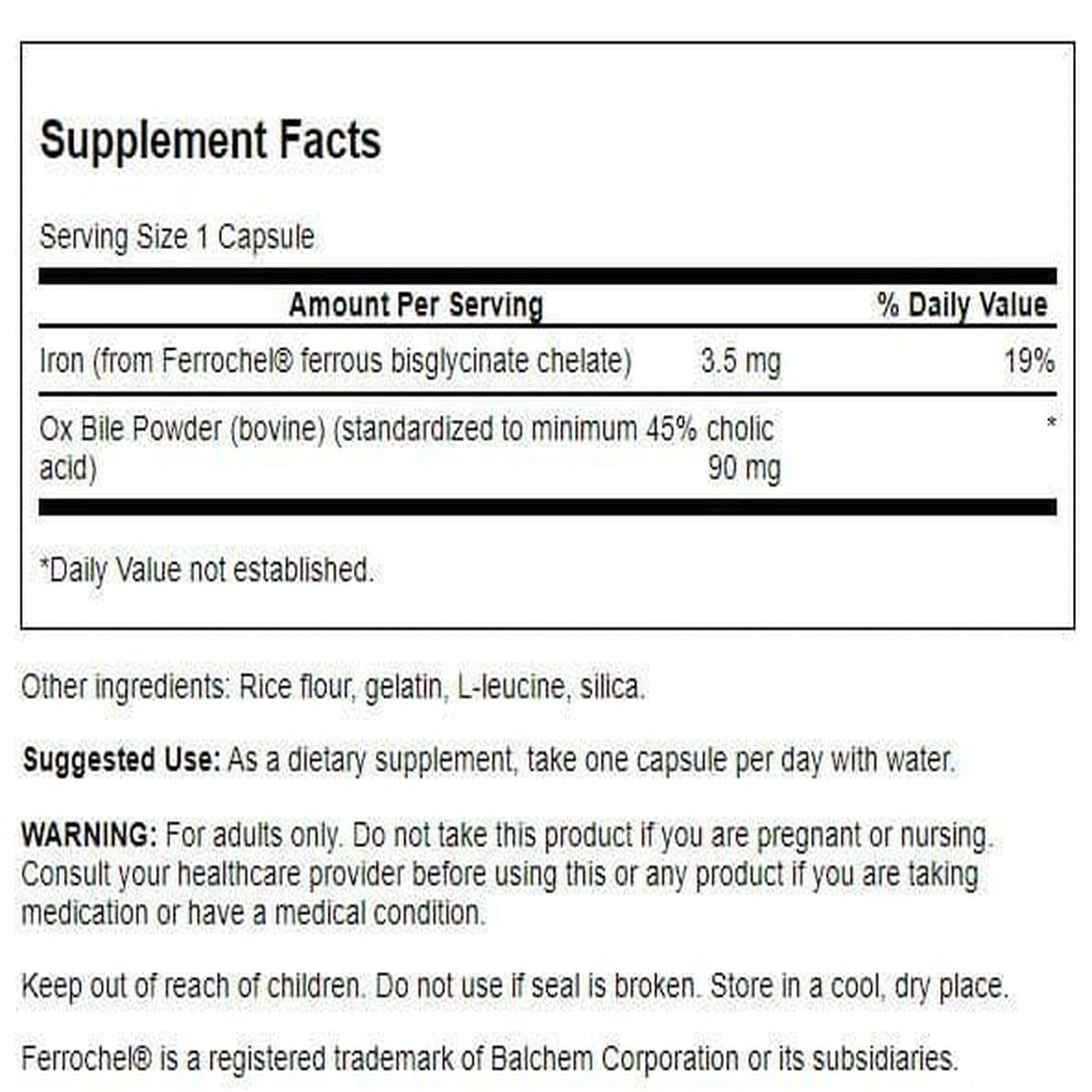 Swanson Magnesium Supplement 50g side view showing capsule