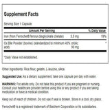 Swanson Magnesium Supplement 50g side view showing capsule