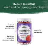 Swanson Melatonin Gummies Strawberry flavour side view