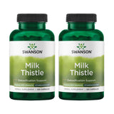 Swanson Milk Thistle Capsules 500mg front view