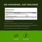 Swanson Milk Thistle Capsules 500mg side view