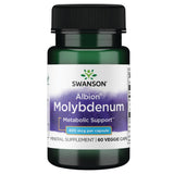 Swanson Molybdenum 400 mcg vegetarian capsules front view