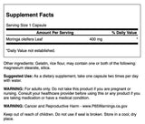 Swanson Moringa Oleifera capsules packaging with ingredients list