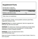 Swanson Mulberry Leaf Capsules 1g bottle with label
