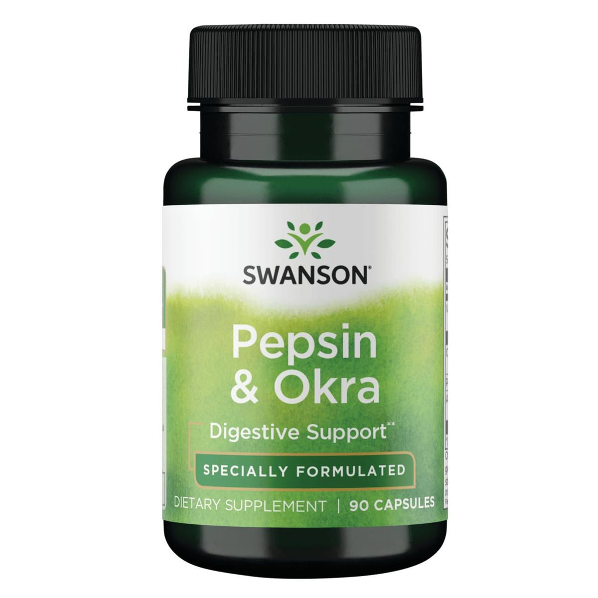 Swanson Multi-Enzymes with Okra 100mg front view of packaging