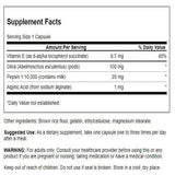Swanson Multi-Enzymes with Okra 100mg side view of capsules