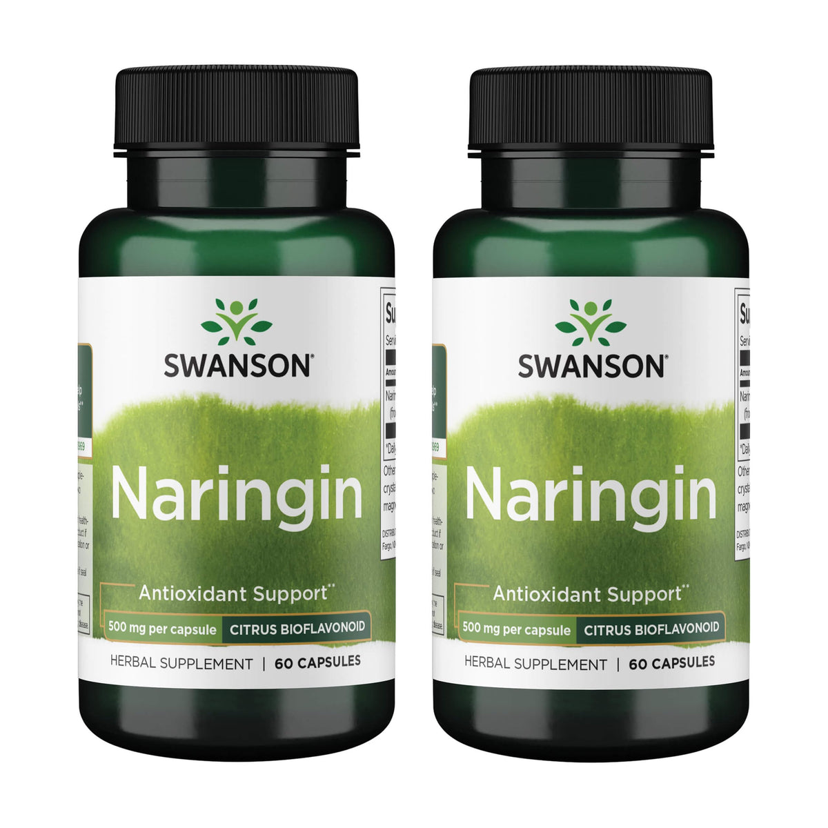 Swanson Naringin Vitamin C Supplement 500mg front view