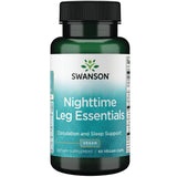Swanson Nighttime Leg Essentials 60 Veg Capsules front view