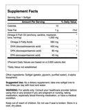 Swanson Omega-3 Fish Oil Supplement side view