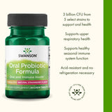 Swanson Oral Probiotic Supplement side view of packaging