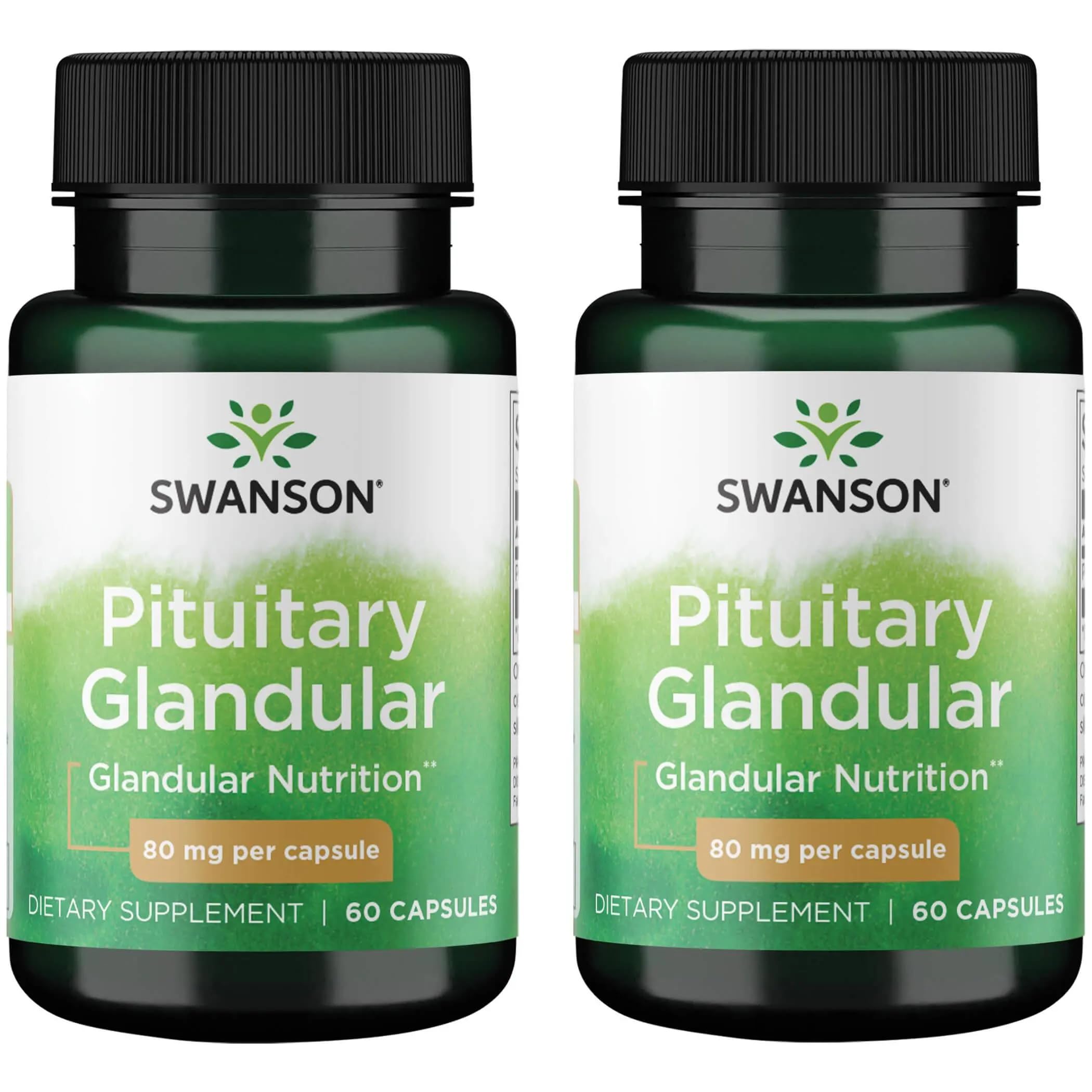 Swanson Pituitary Glandular Supplement 80mg front view