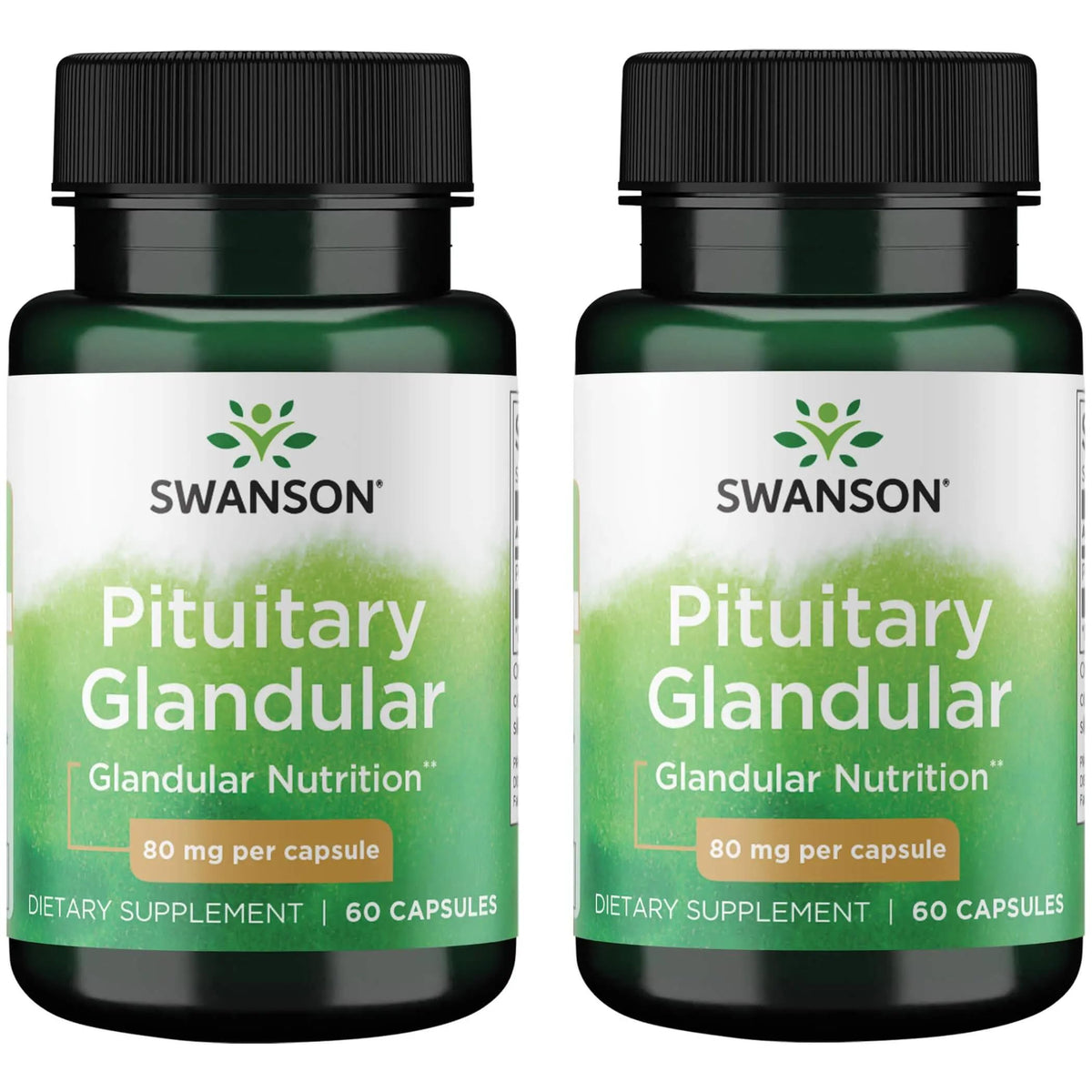 Swanson Pituitary Glandular Supplement 80mg front view