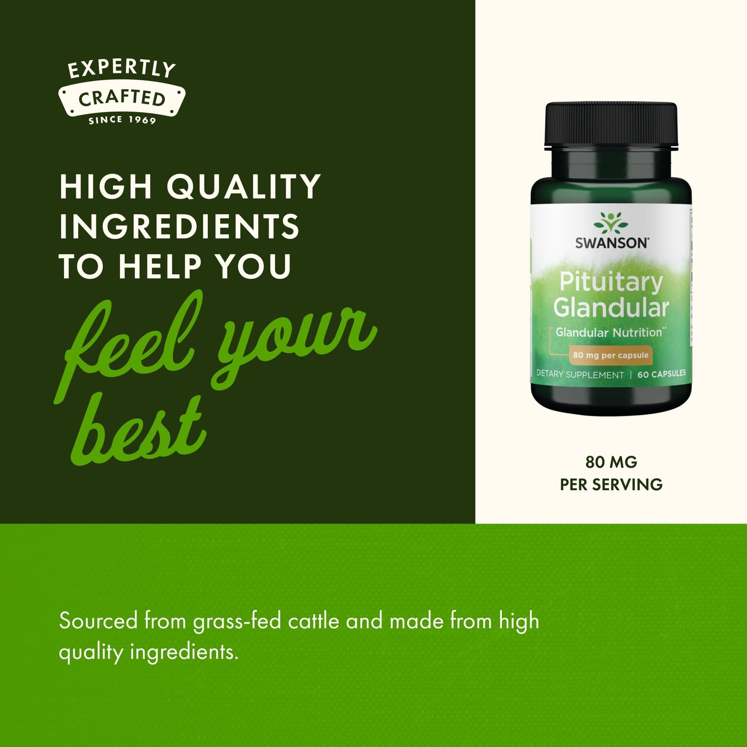 Swanson Pituitary Glandular Supplement 80mg ingredients list