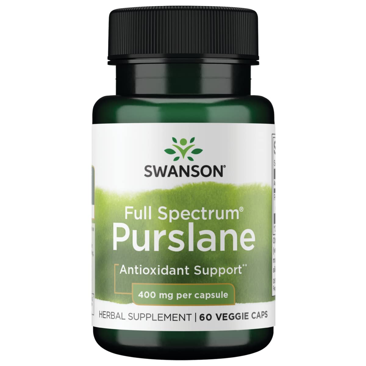 Swanson Portulaca Olearacea 400mg blended vitamin supplement front view