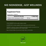 Swanson Potassium Citrate Capsules 99mg side view
