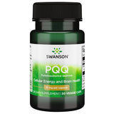 Swanson PQQ 10mg Capsules front view with packaging