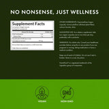 Swanson Prebiotic Supplement 750mg 100g side view