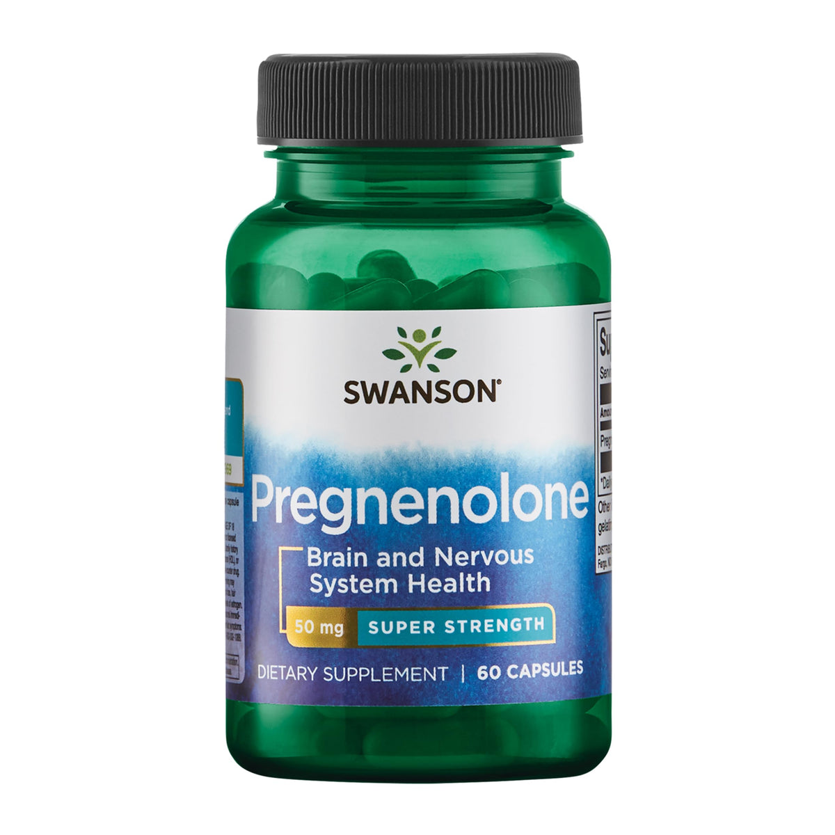 Swanson Pregnenolone Capsules 50mg front view