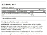 Swanson Premium Blended Vitamin & Mineral Supplement back view
