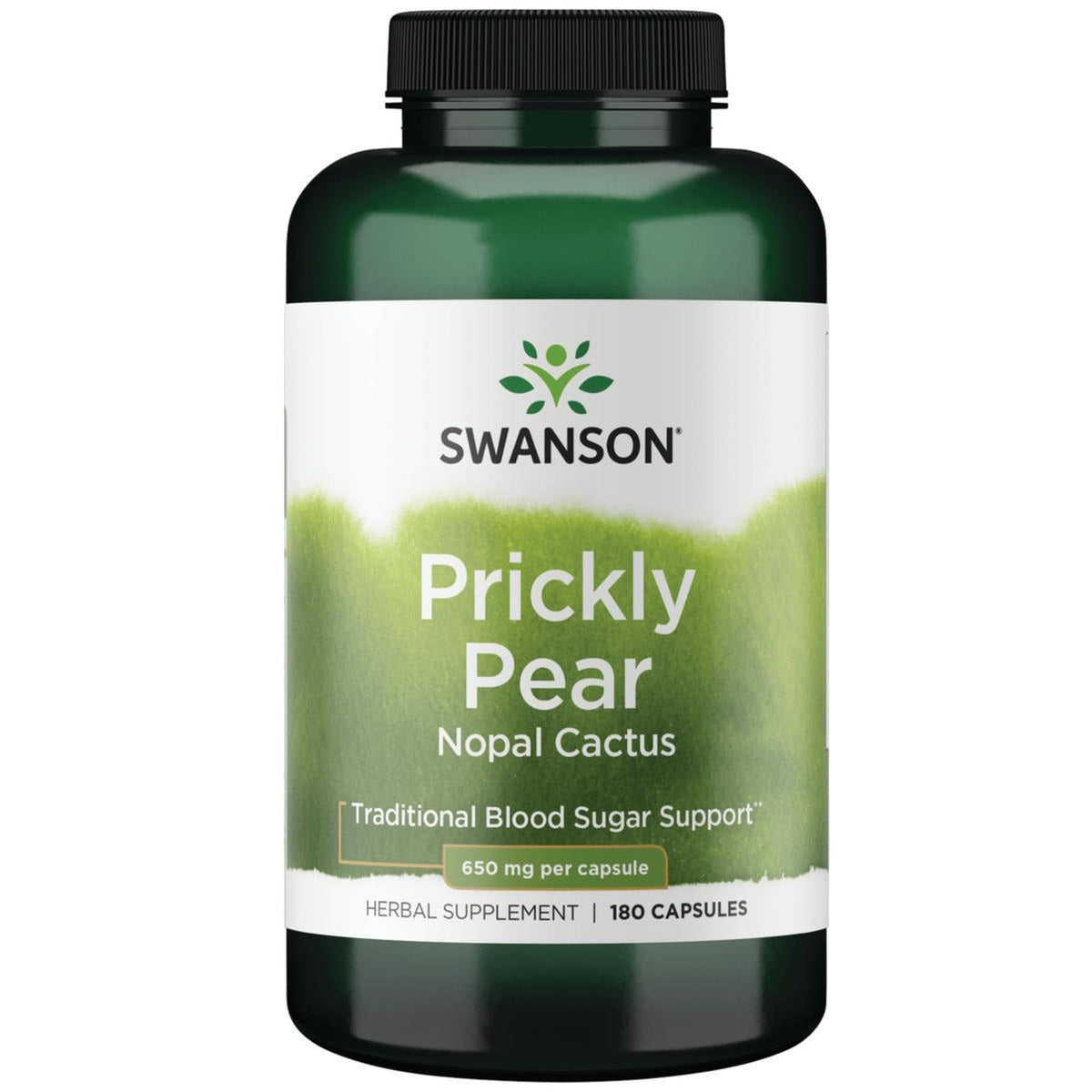 Swanson Premium Brand Prickly Pear Cactus Capsules front view
