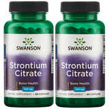 Swanson Premium Brand Strontium Citrate Capsules 340mg front view