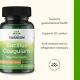 Swanson Probiotics Bacillus Coagulans 6 Billion CFU capsule with packaging