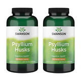 Swanson Psyllium Husk Capsules 610mg front view of packaging