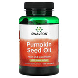 Swanson Pumpkin Seed Oil Softgels 50g front view