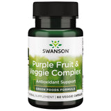 Swanson Purple Complex 400mg vegetarian capsules front view