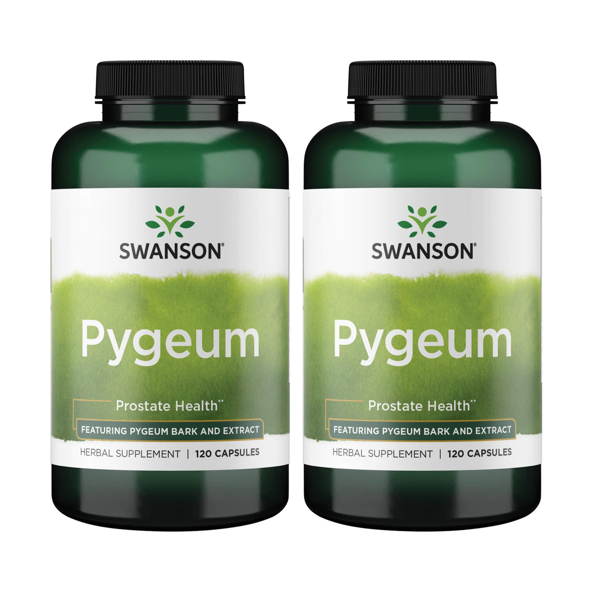 Swanson Pygeum herbal supplement 400mg front view