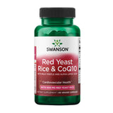 Swanson Red Yeast Rice 600mg Veggie Capsules front view