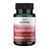 Swanson Resveratrol 250 mg supplement front view