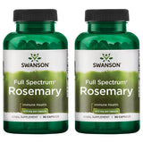 Swanson Rosemary Leaf Capsules 800mg front view