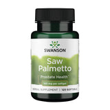 Swanson Saw Palmetto Capsules 160mg front view