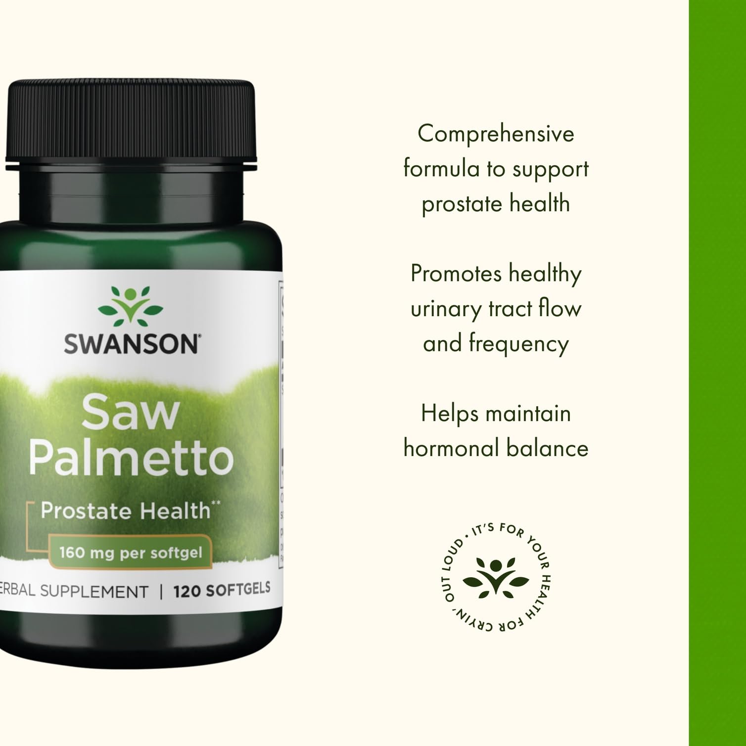 Swanson Saw Palmetto Capsules 160mg ingredients list