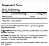 Swanson Sea Cucumber supplement side view with label