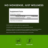Swanson Spearmint Leaf Capsules 400mg bottle side view